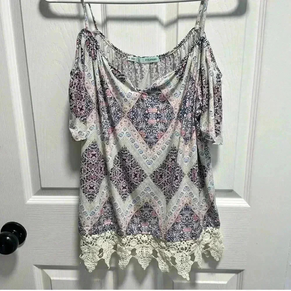 MAURICES OFF THE SHOULDER LACE TOP